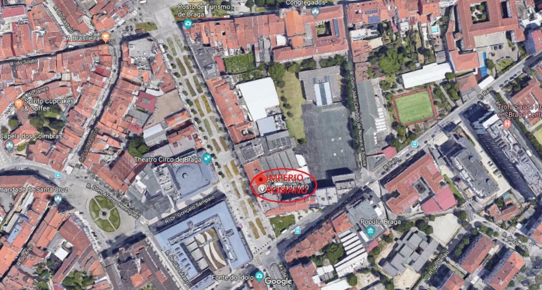 Imperio Romano Hotel Braga Bagian luar foto